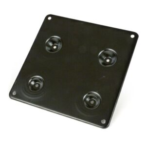 Numberplate holder chrome black Vespa & Lambretta