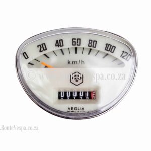 Speedometer 120 km/h with logo - PV, Sprint Veloce, Rally, Super (White)