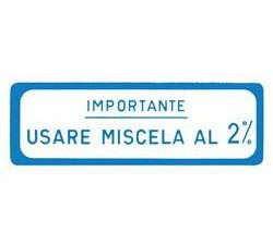 Sticker use 2% mixture blue