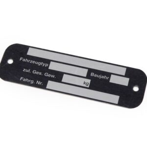Name Plate Blank